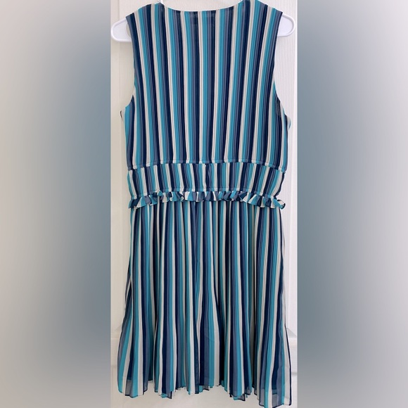 Ramy Brook Mackenzie Mackenzie Printed Mini Dress in Navy/Teal Combo - Picture 7 of 9